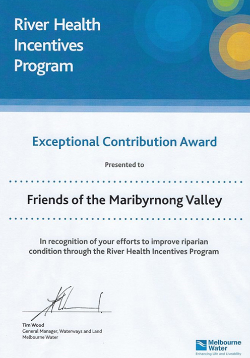 FMV Online - Awards - Exceptional Contribution